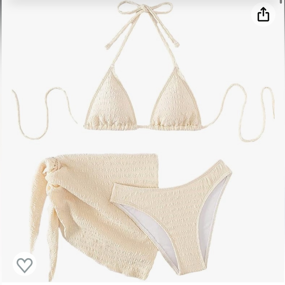 3 piece bikini set